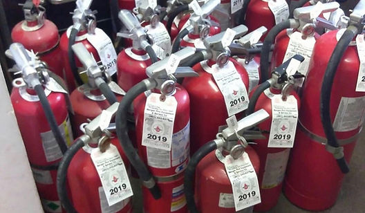 Annual fire extinguisher inspection